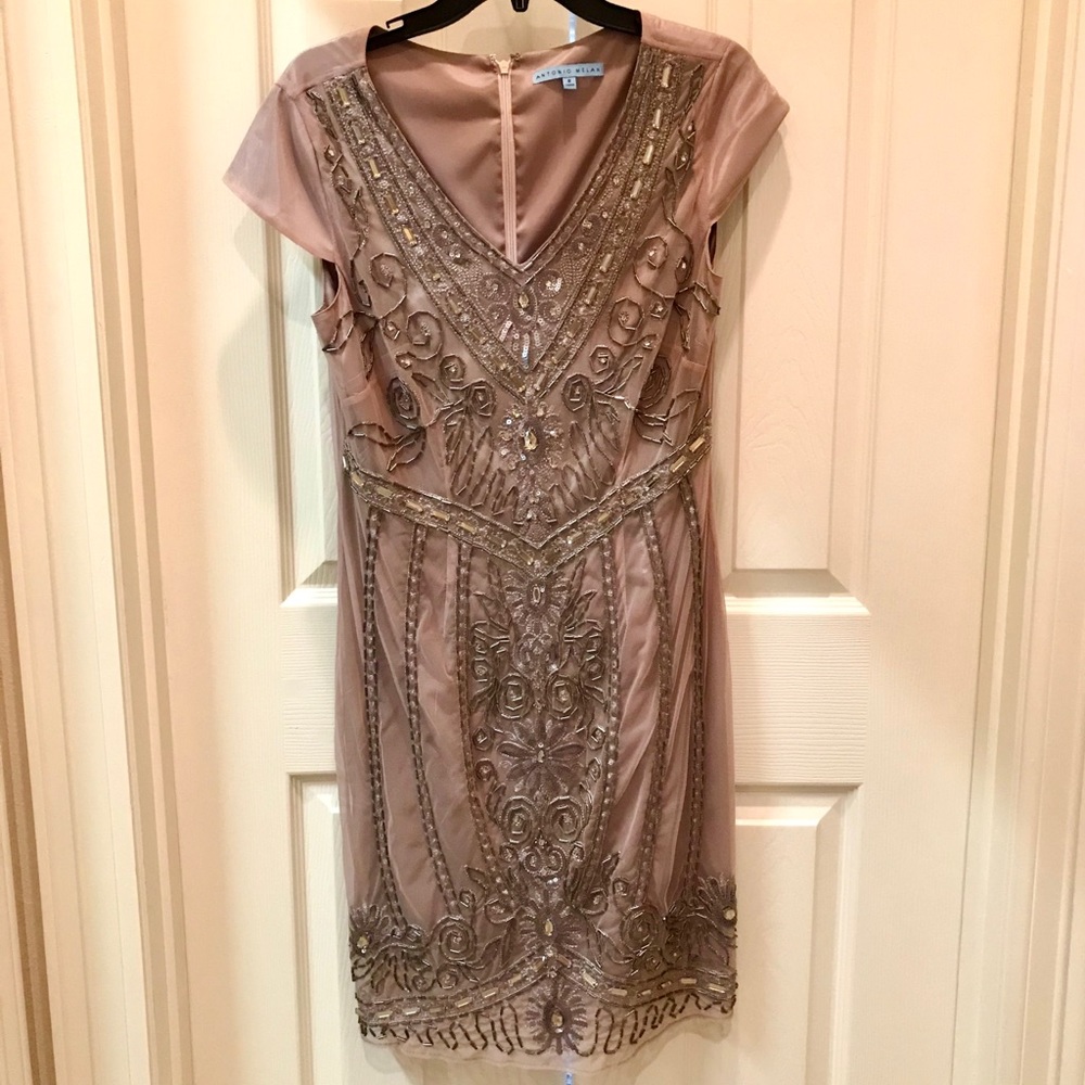 Antonio Melani 20s Beaded Dress - NWT